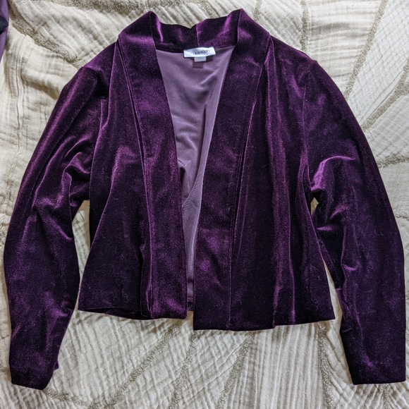 Calvin Klein Jackets & Coats Calvin Klein Velvet Jacket Poshmark